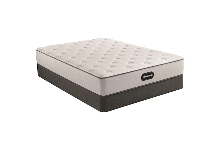 BR8000 Plush Cal King 12" Plush Pocketed Coil Matt Set by Beautyrest at Furniture and ApplianceMart