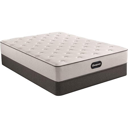 Full 12" Plush Tight Top Pocketed Coil Mattress and 9" Foundation