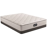 Cal King 12" Plush Tight Top Pocketed Coil Mattress and 5" Low Profile Foundation