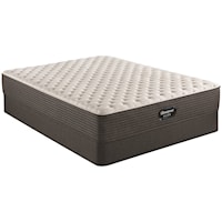 Queen 11 3/4" Extra Firm Pocketed Coil Mattress and 9" Steel Foundation