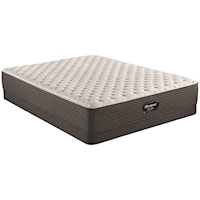 Twin 11 3/4" Extra Firm Pocketed Coil Mattress and 6" Low Profile Steel Foundation
