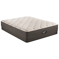 Twin 13" Plush Euro Top Pocketed Coil Mattress and 6" Low Profile Steel Foundation