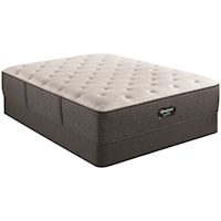 King 14 1/2" Medium Pocketed Coil Mattress and 9" Steel Foundation