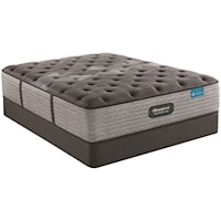 Cal King 15" Plush Premium Pocketed Coil Mattress and 9" Foundation