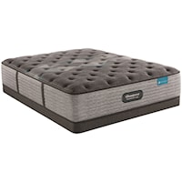 Twin 15" Plush Premium Pocketed Coil Mattress and 5" Low Profile Foundation