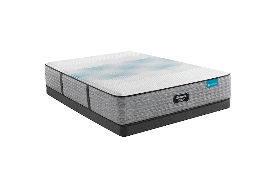 Harmony Lux Hybrid Empress Twin 13.5" Plush Mattress and 5" Foundation by Beautyrest at Walker's Mattress