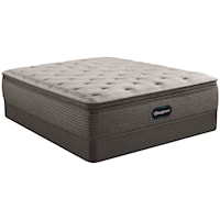 Twin 14.25" Plush Pillow Top Mattress and 9" Foundation