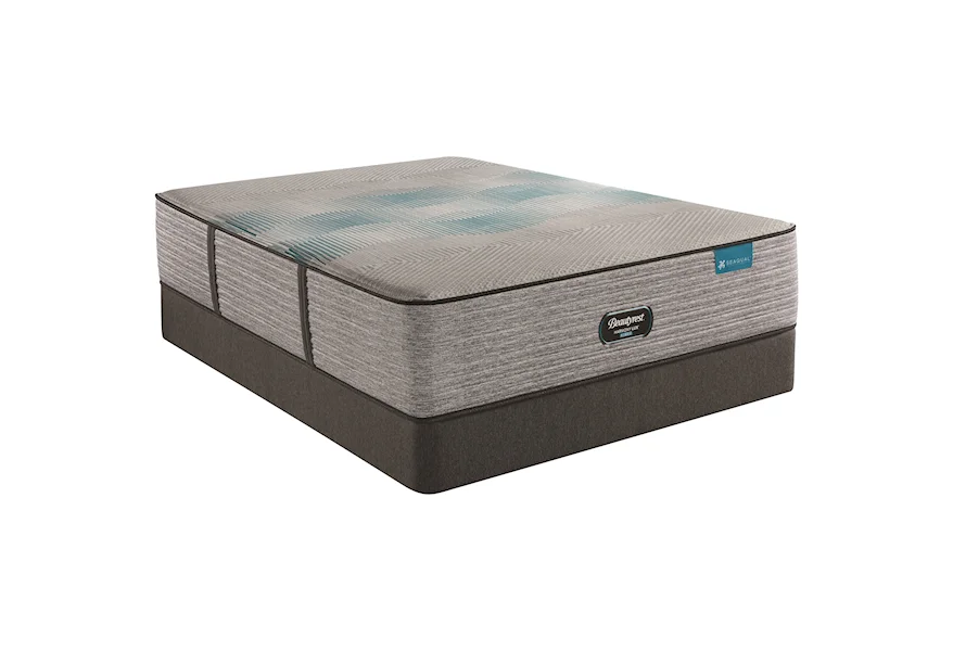 Trilliant Series Firm Cal King 14.5" Firm Mattress Set by Beautyrest at Darvin Furniture