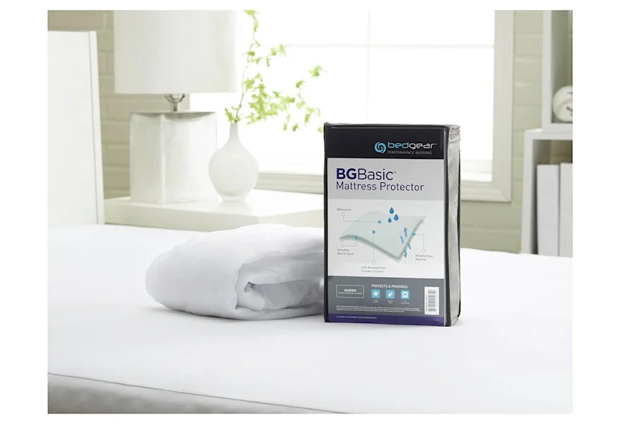 BG Twin Mattress Protector by Bedgear at Sam's Furniture Outlet