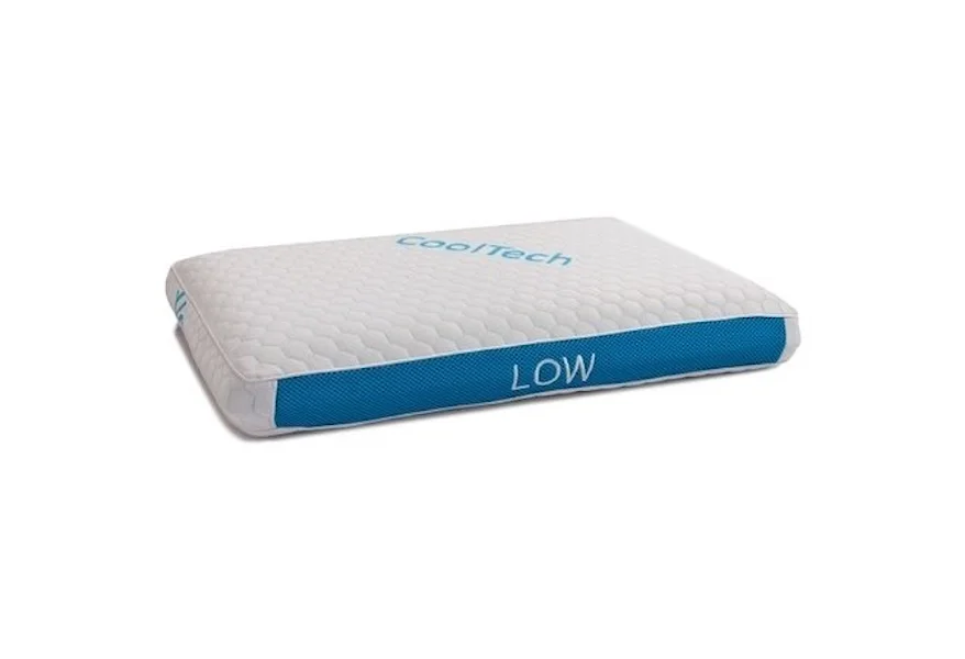 CoolTech Pillows Cooltech Low Standard Pillow by BedTech at Sparks HomeStore