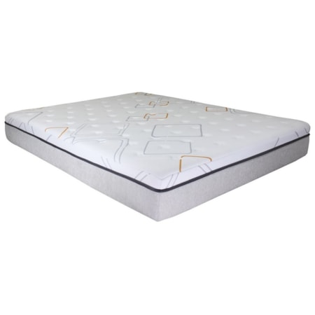King 10" Hybrid Mattress Adjustable Set