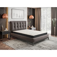 King 8" Innerspring Mattress and Gel Lux Foundation