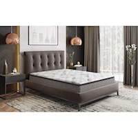 Twin Hybrid Pillow Top Mattress and Gel Lux Foundation