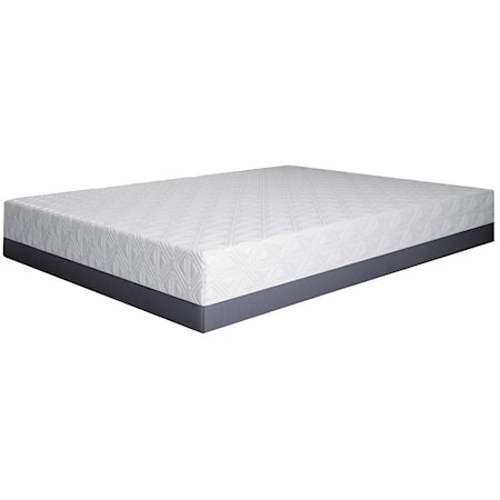 King 8" Firm Gel Memory Foam Mattress Set