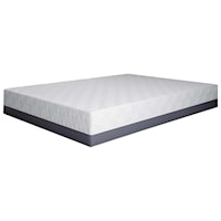 Twin Gel Memory Foam Mattress and Gel Lux/PC Foundation