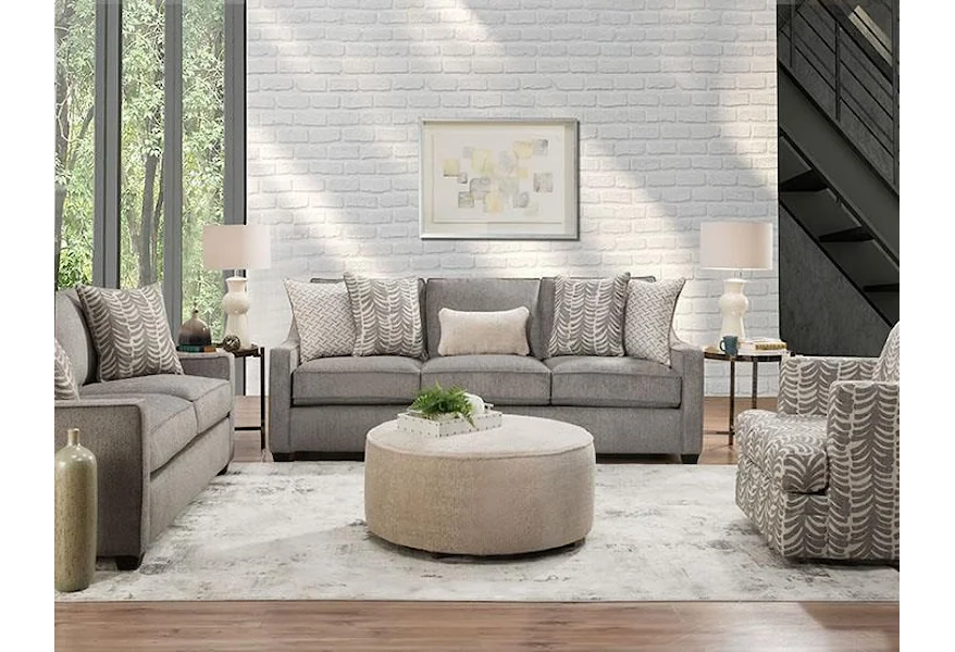 1125 St. Charles Granite 4 Piece Living Room Group w/ Sofa, Loveseat, by Behold Home at Schewels Home
