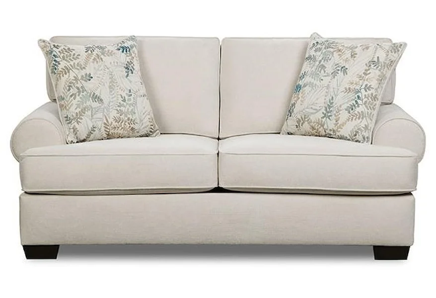 1421 Feather Contemporary Loveseat by Behold Home at Schewels Home