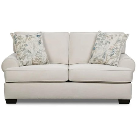 Loveseat, Feather Cream