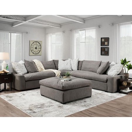 2560 Graphite Sectional