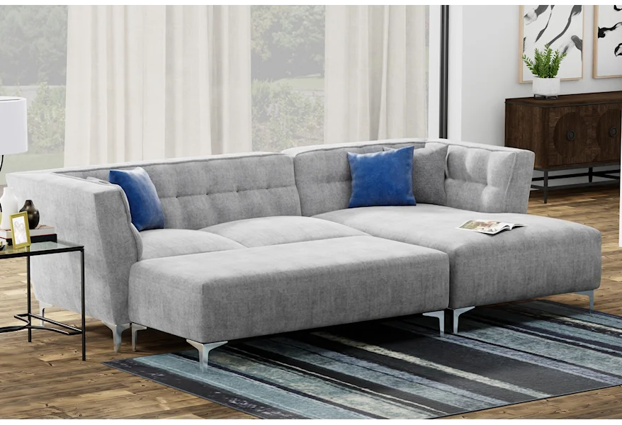 Victory Sectional with Ottoman by Behold Home at Royal Furniture