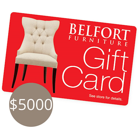 $5000 Belfort Gift Card