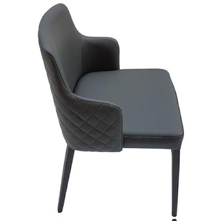 Polly AC Athracite Grey | Dining Arm Chair