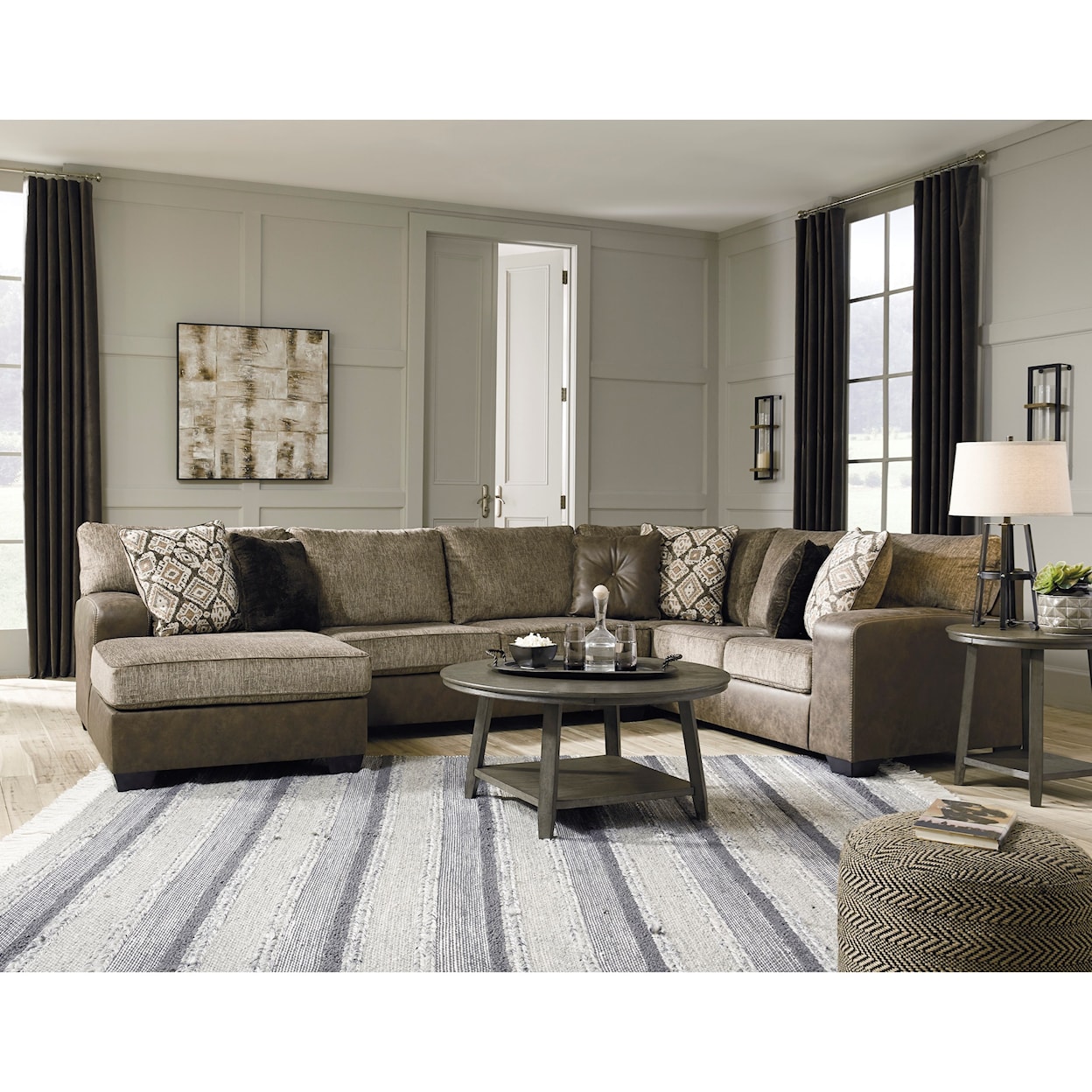 JB King Abalone 3-Piece Sectional