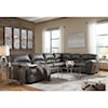 Ashley Furniture Benchcraft Aberton 3-Piece Sectional with Chaise