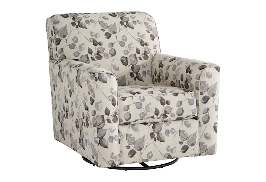 Abney Swivel Accent Chair at Sadler's Home Furnishings