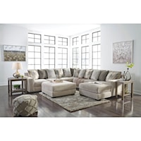 4pc Sectional and ottoman