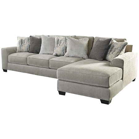 3-Piece Sectional with Left Chaise