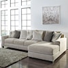 Benchcraft by Ashley Ardsley 2-Piece Sectional with Right Chaise