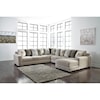 Benchcraft by Ashley Ardsley 4-Piece Sectional with Right Chaise