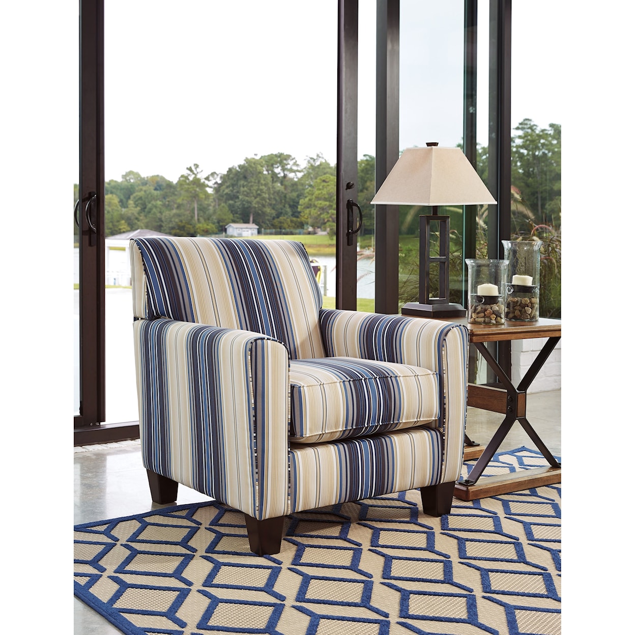 Ashley Furniture Benchcraft Ayanna Nuvella Accent Chair