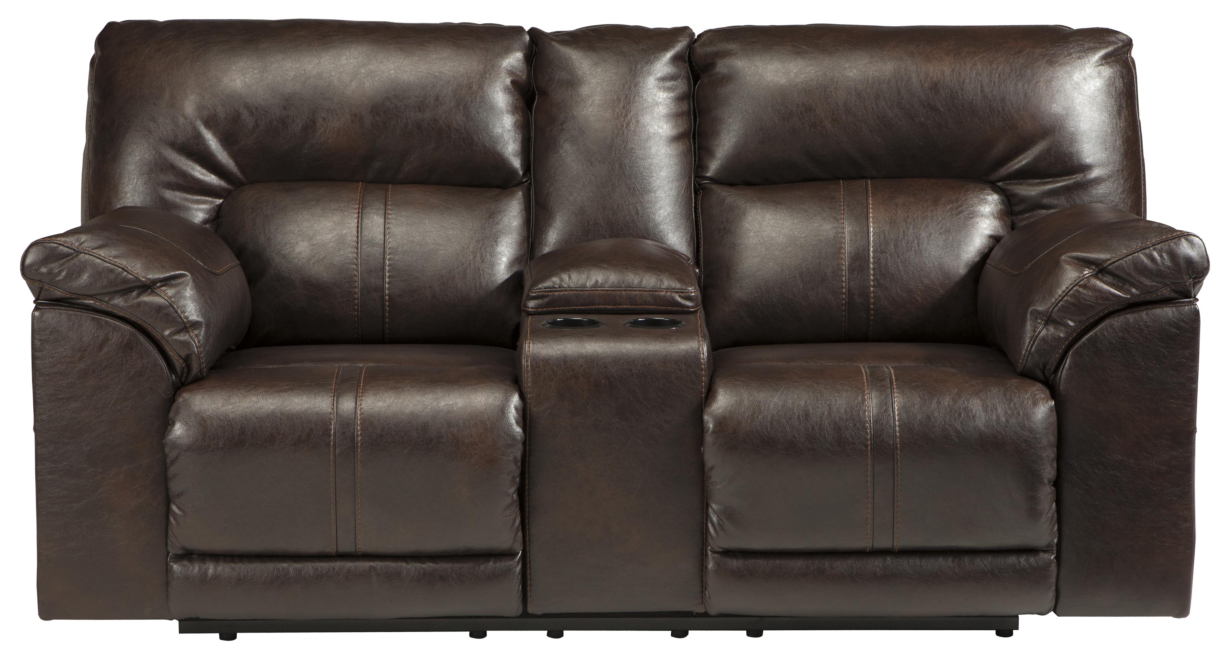 Double Rec Power Loveseat w/ Console