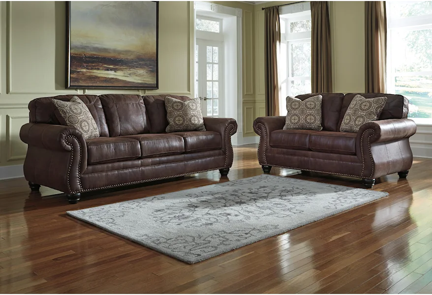 Breville Stationary Living Room Group by Benchcraft at Z & R Furniture