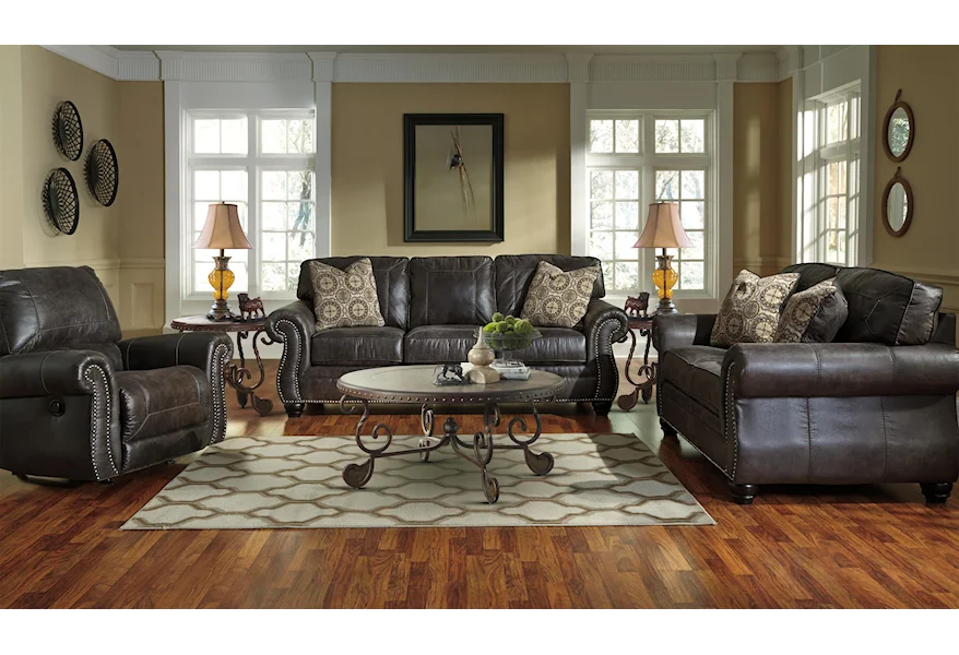 Breville Stationary Living Room Group by Benchcraft at Miller Waldrop Furniture and Decor
