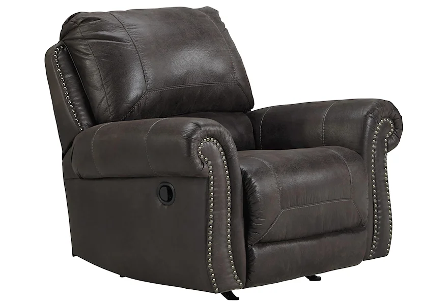Breville Rocker Recliner by Benchcraft at VanDrie Home Furnishings