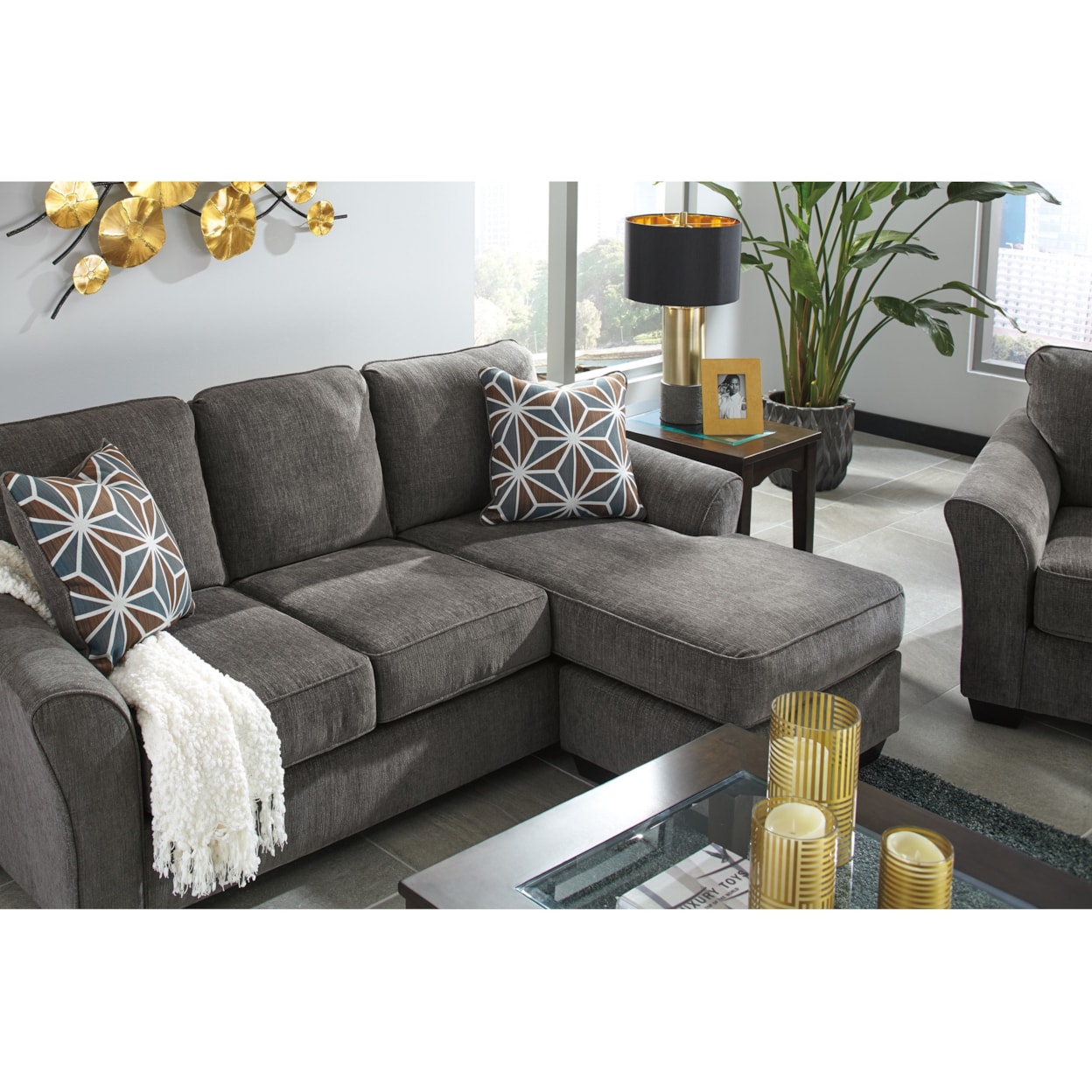 Ashley Brise Queen Sofa Chaise Sleeper