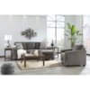 Benchcraft by Ashley Brise Queen Sofa Chaise Sleeper