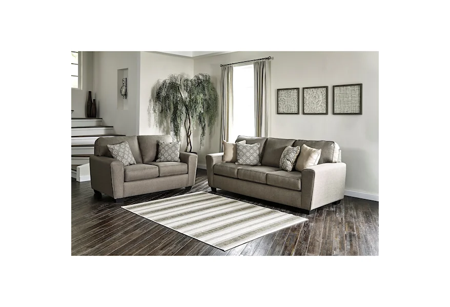 Calicho Stationary Living Room Group by Benchcraft at Miller Waldrop Furniture and Decor
