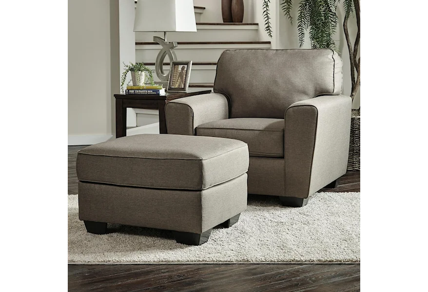 Calicho Chair & Ottoman by Benchcraft at Gill Brothers Furniture & Mattress