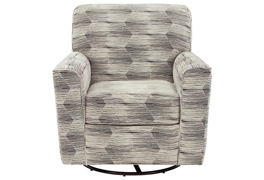 Callisburg Swivel Glider Accent Chair by Benchcraft at Malouf Furniture Co.