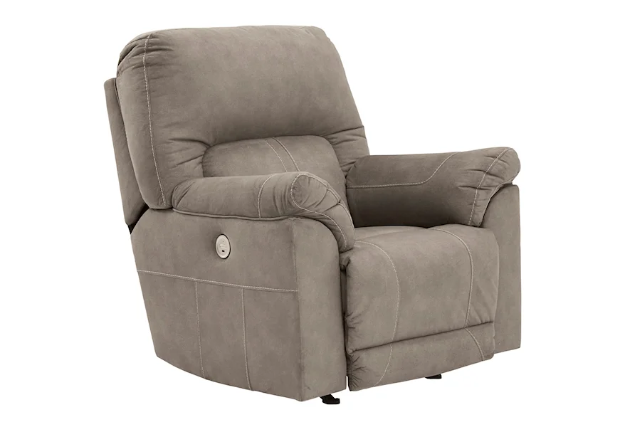 Cavalcade Power Rocker Recliner by Benchcraft at Miller Waldrop Furniture and Decor