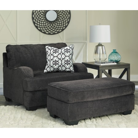 Chair and a Half & Ottoman