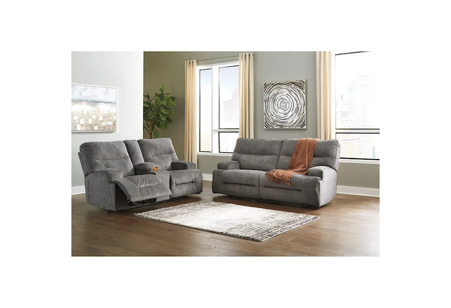 Coombs Reclining Living Room Group by Benchcraft by Ashley at Royal Furniture