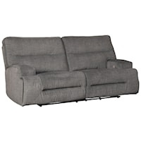 Contemporary 2-Seat Reclining Power Sofa with USB Charging