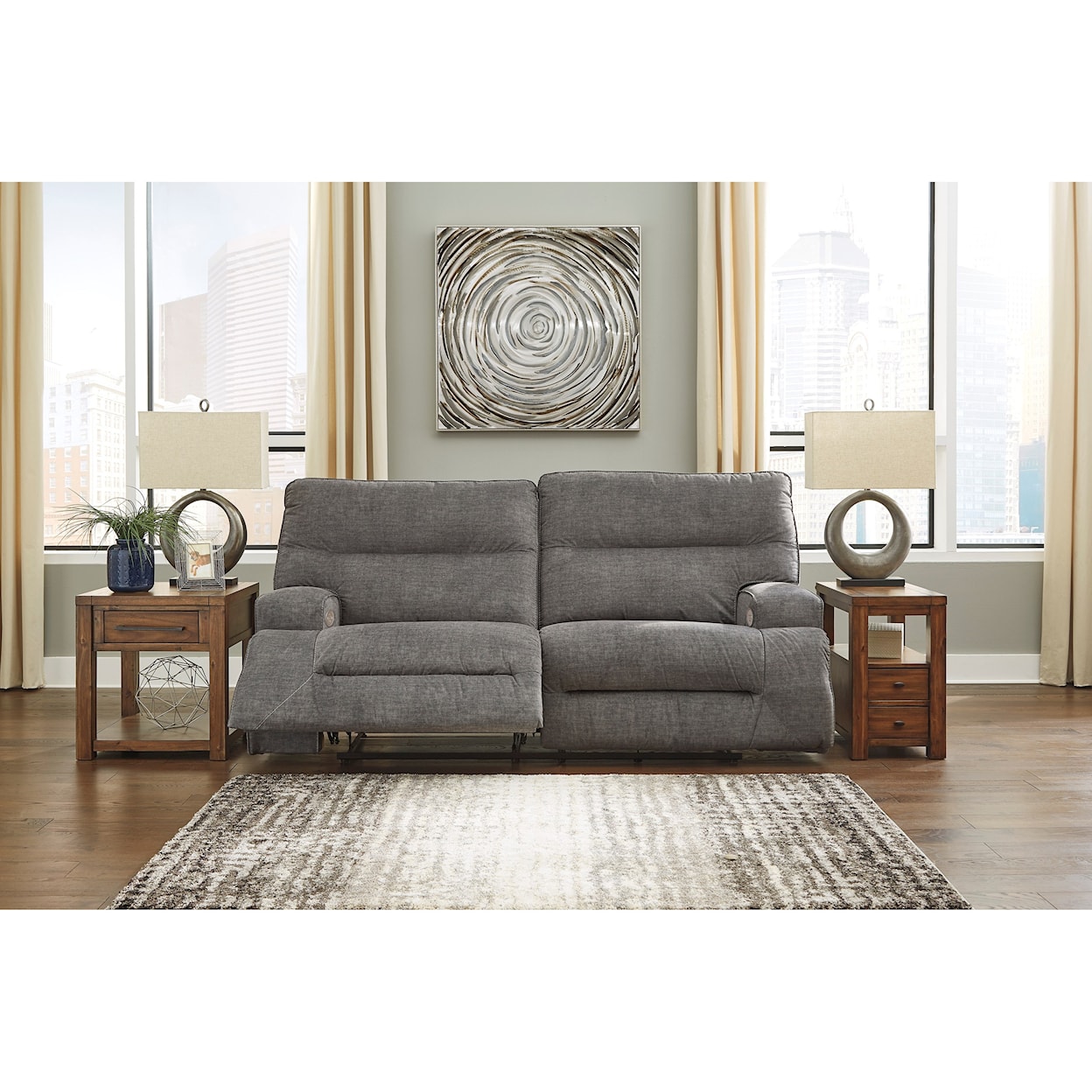 Benchcraft Coombs 2-Seat Reclining Power Sofa
