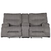 Benchcraft Coombs Double Reclining Loveseat w/ Console