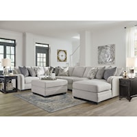 Chalk 5 PC Sectional and Ottman Set